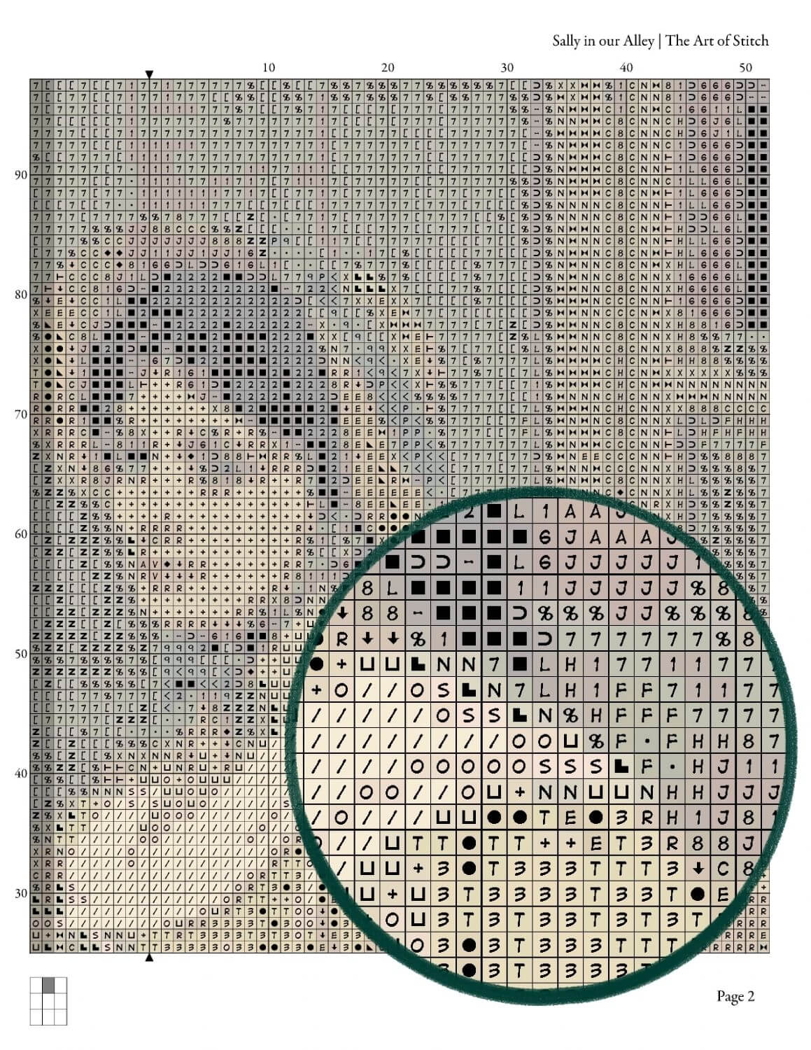 Sally in our Alley Cross Stitch Kit
