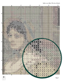 Sally in our Alley Cross Stitch Pattern