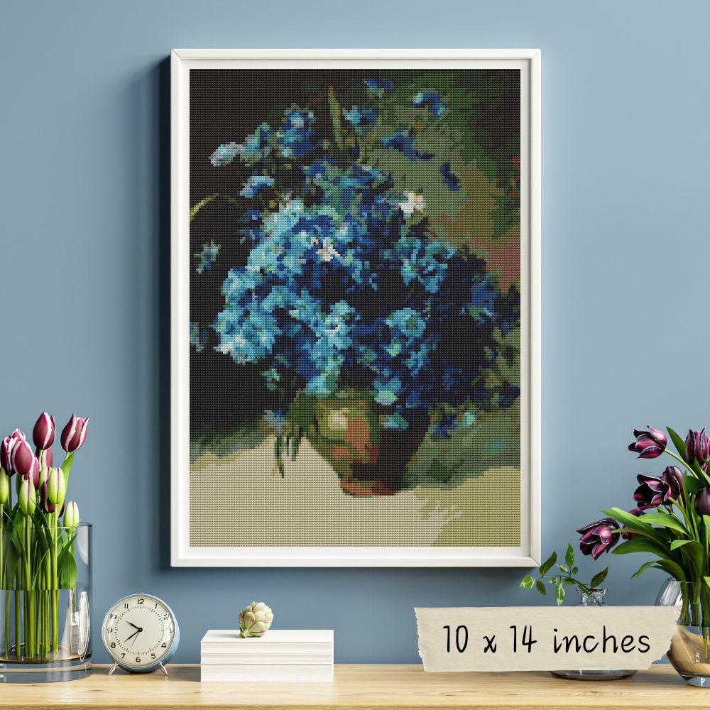 Cornflowers Cross Stitch Kit | Isaac Levitan