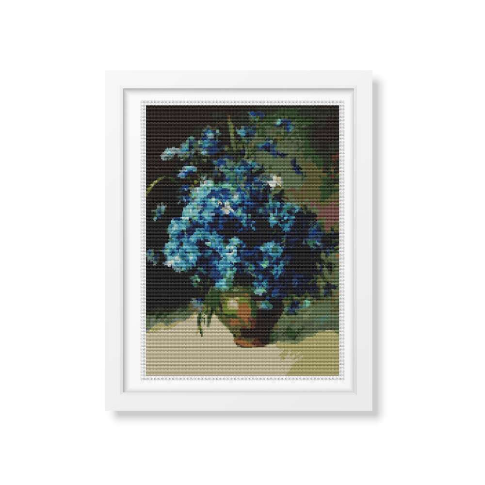 Cornflowers Cross Stitch Kit | Isaac Levitan