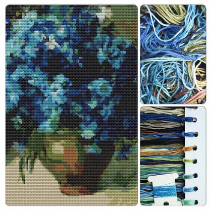 Cornflowers Cross Stitch Kit