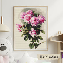 Roses and Bumblebees Cross Stitch Kit | Paul de Longpre