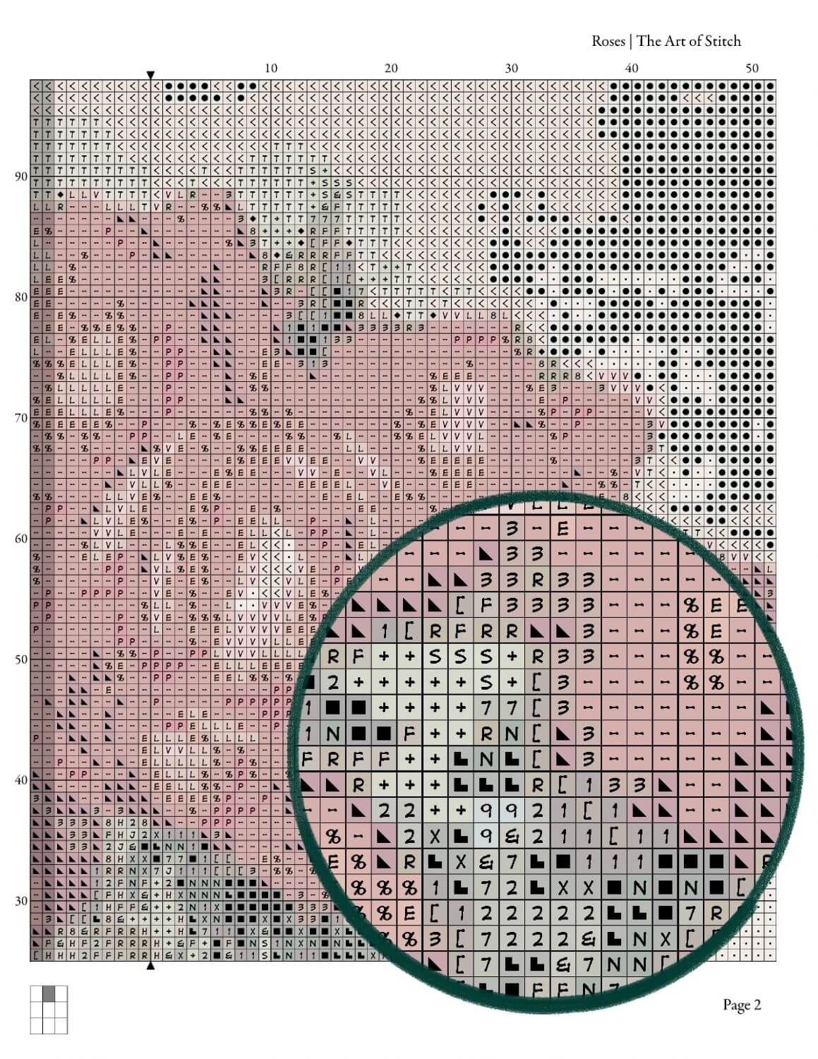 Papa Gontier Roses Cross Stitch Kit