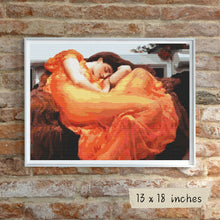 Flaming June Cross Stitch Kit | Lord Frederic Leighton