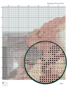 Flaming June Cross Stitch Pattern