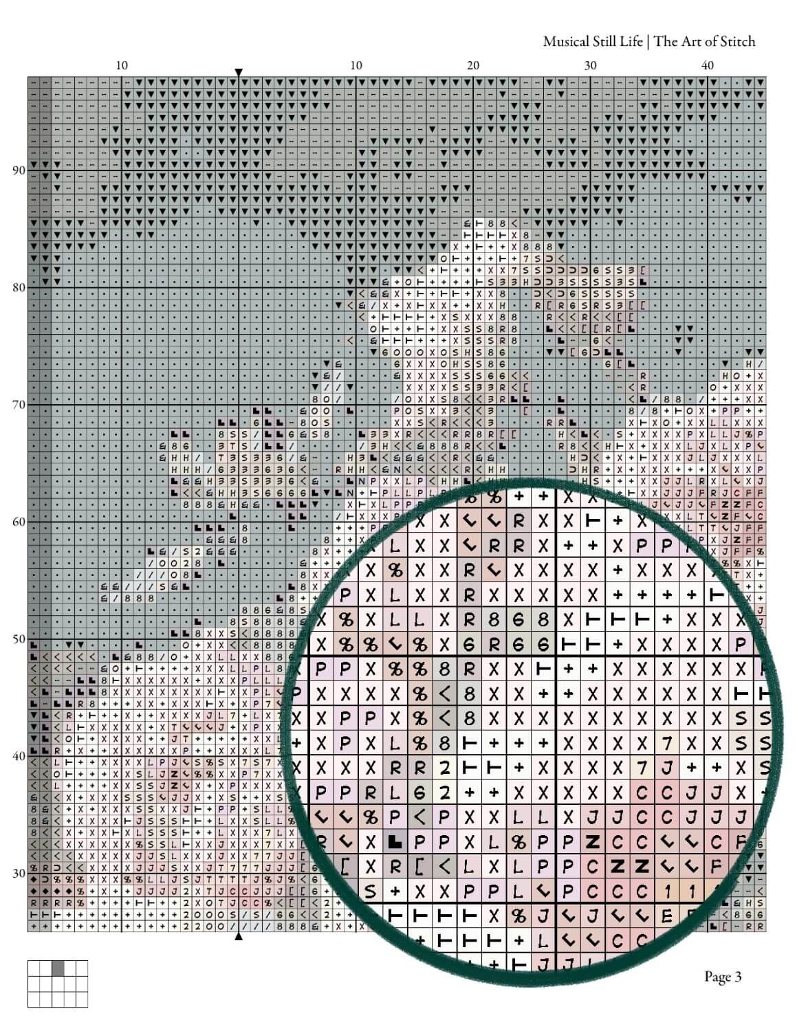Musical Still Life Cross Stitch Kit