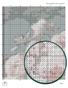 Musical Still Life Cross Stitch Pattern