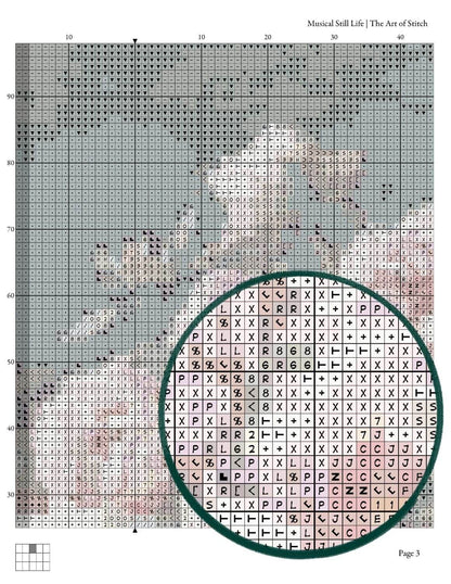 Musical Still Life Cross Stitch Kit