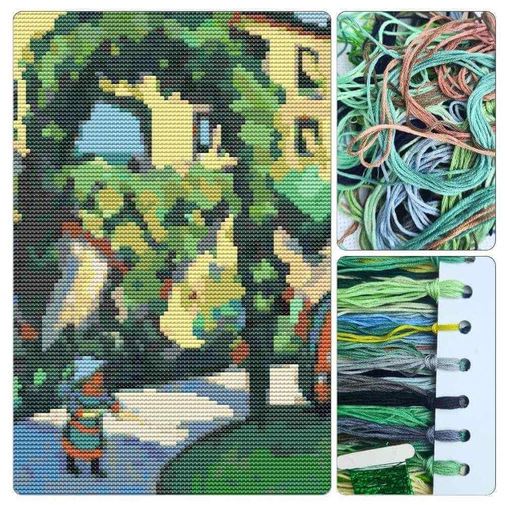 Garden Cross Stitch Kit