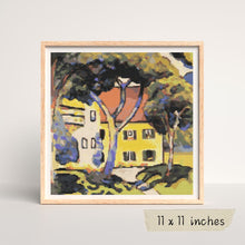 House in a Landscape Cross Stitch Kit | August Macke