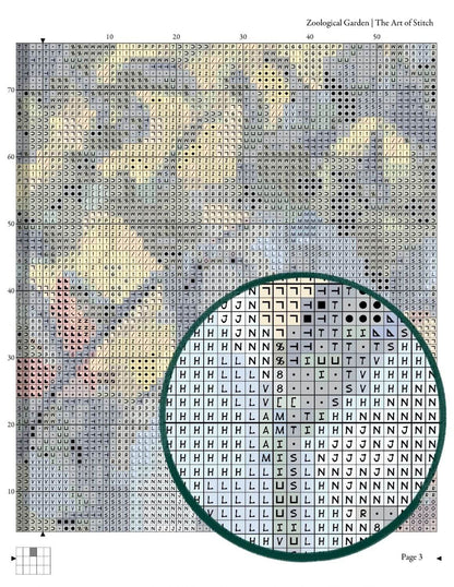 Zoological Garden Cross Stitch Pattern