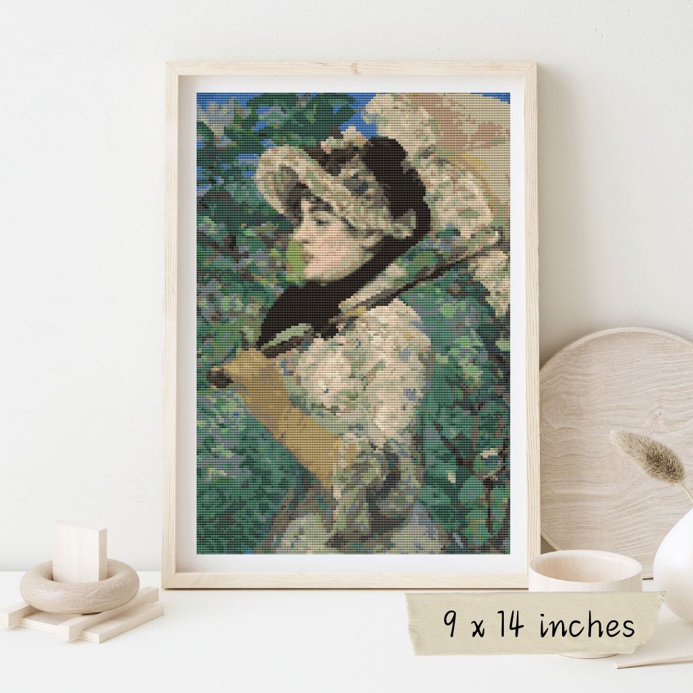 Jeanne Cross Stitch Kit | Edouard Manet