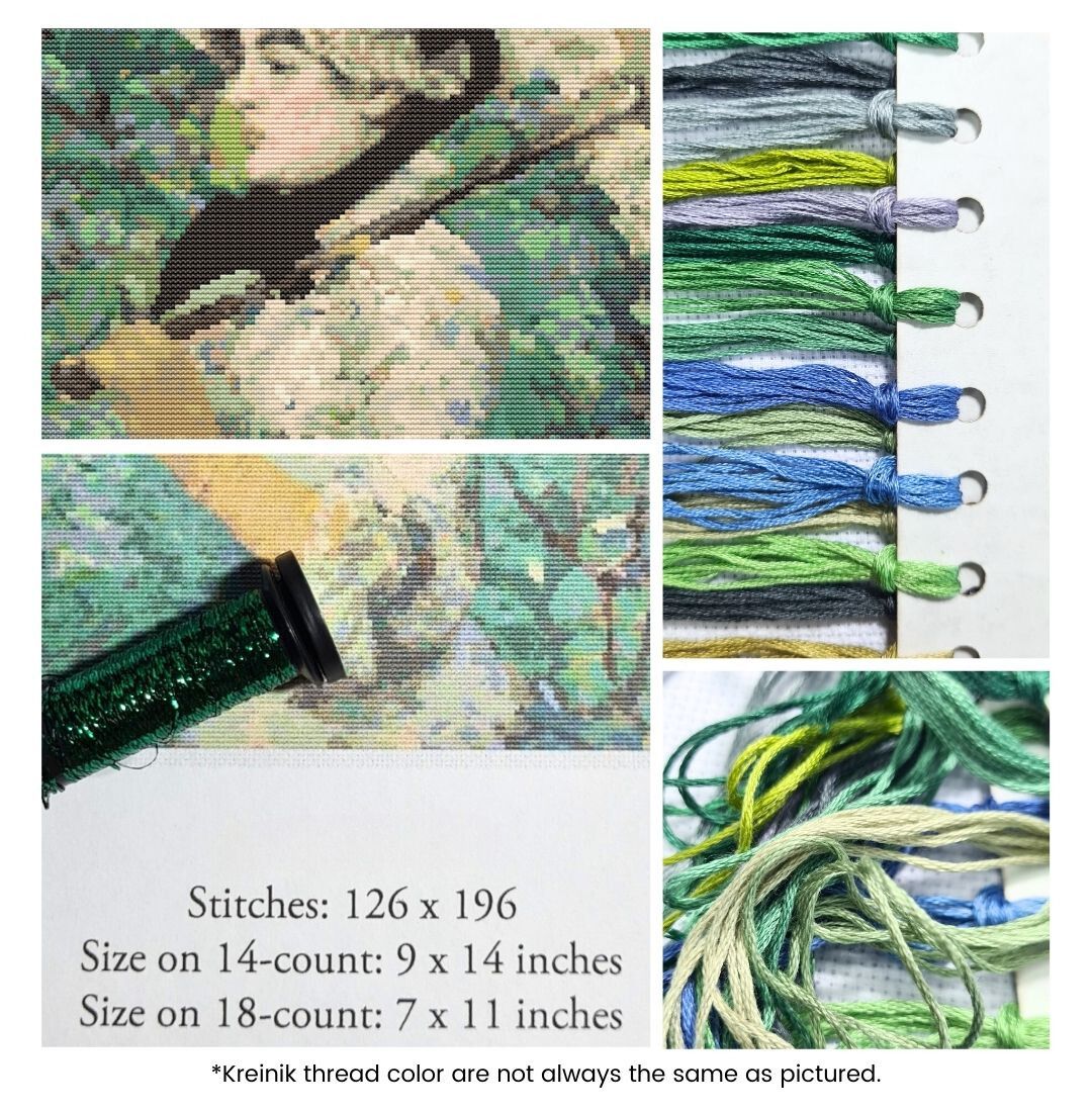 Jeanne Cross Stitch Kit | Edouard Manet