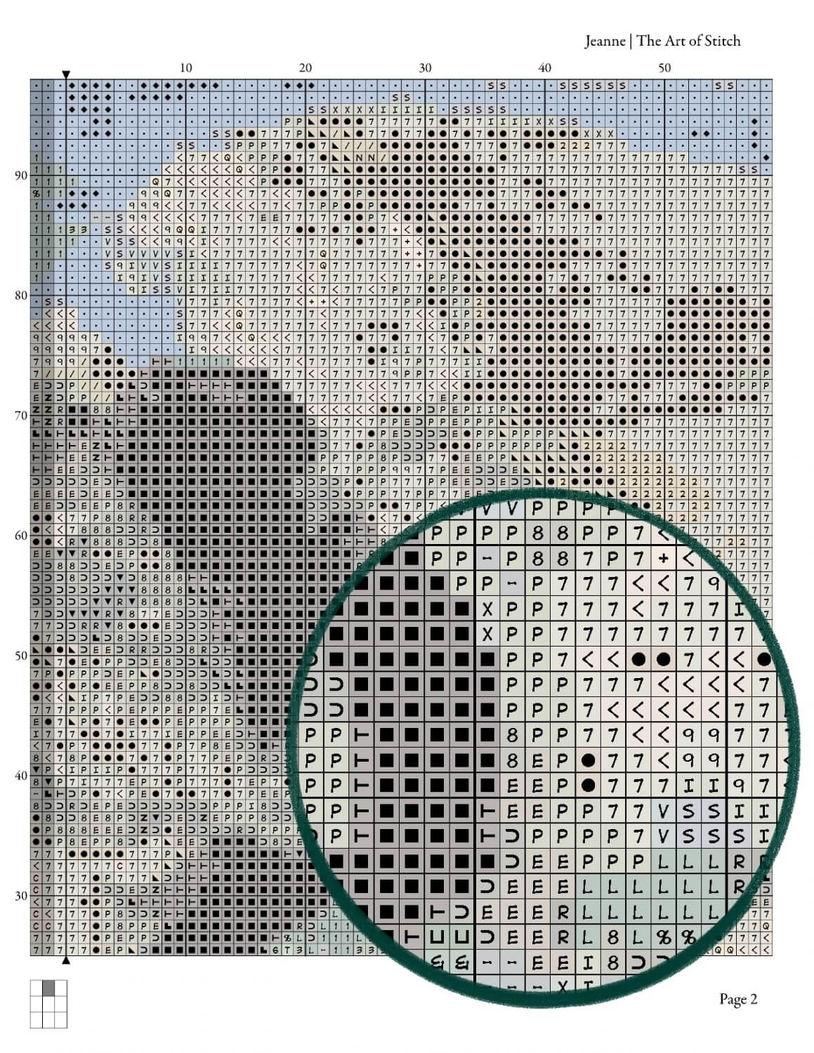 Jeanne Cross Stitch Kit