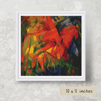 Animals in a Landscape Cross Stitch Kit