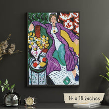 Woman in a Purple Coat Cross Stitch Pattern by Henri Matisse