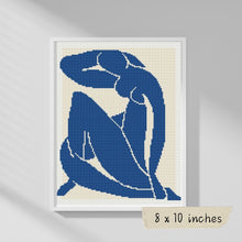 Blue Nude II Cross Stitch Kit
