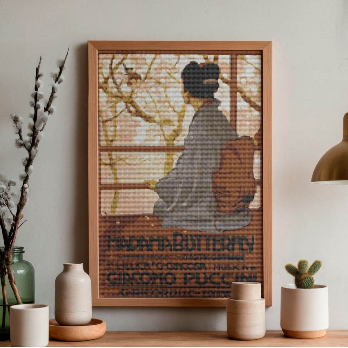 Madame Butterfly Cross Stitch Kit