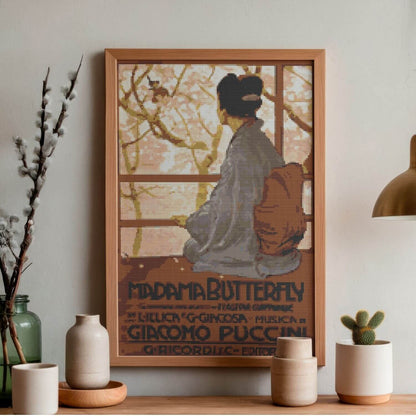 Madame Butterfly Cross Stitch Kit