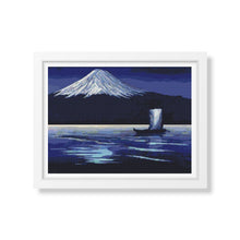 Moonlight on Mount Fuji Cross Stitch Kit | Lilian May Miller