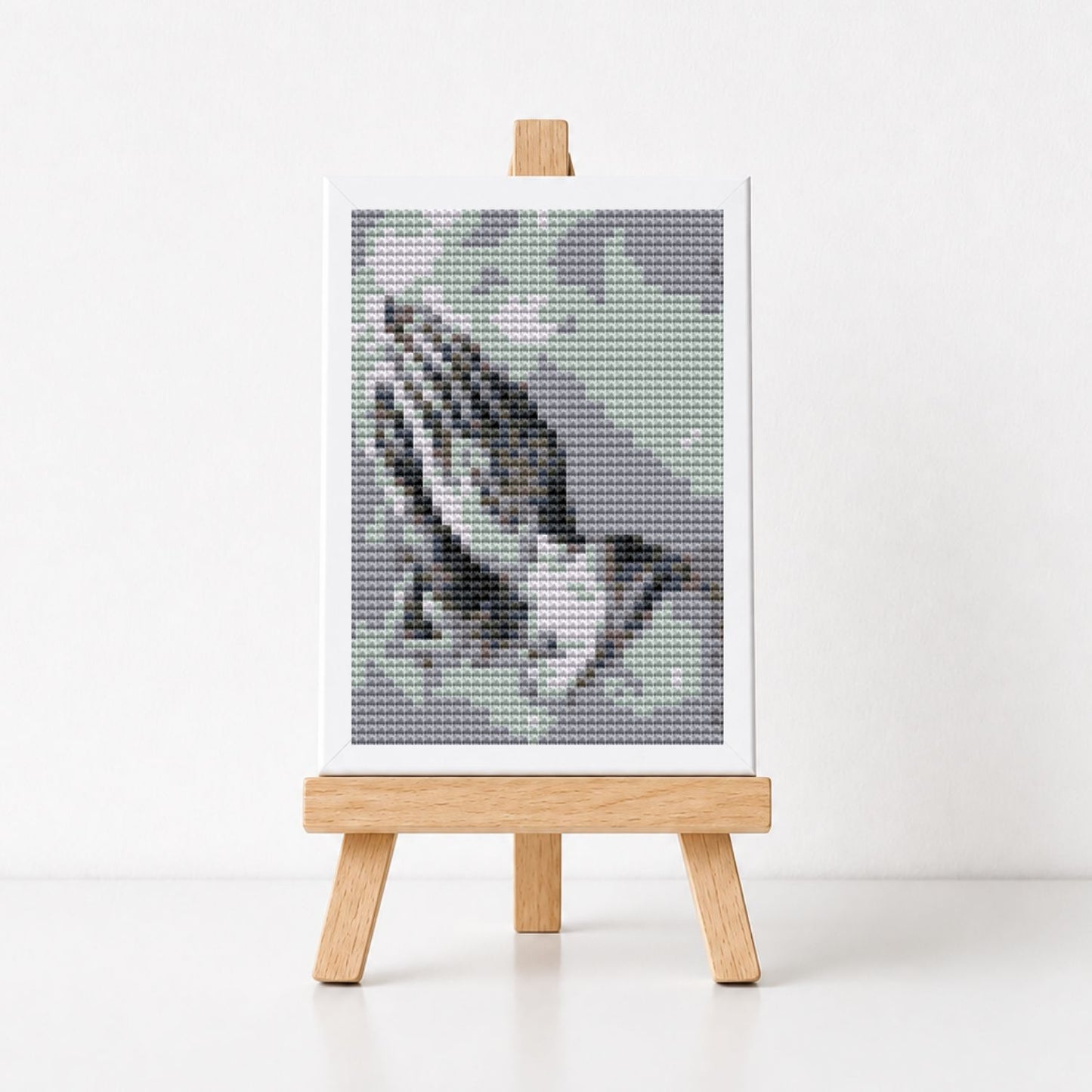 Praying Hands Miniature Cross Stitch Pattern - Miniature Cross Stitch Pattern - Albrecht Durer