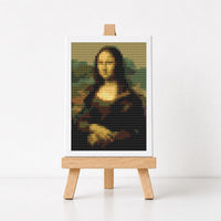 Mona Lisa Miniature Cross Stitch Pattern - Miniature Cross Stitch Pattern - Leonardo da Vinci