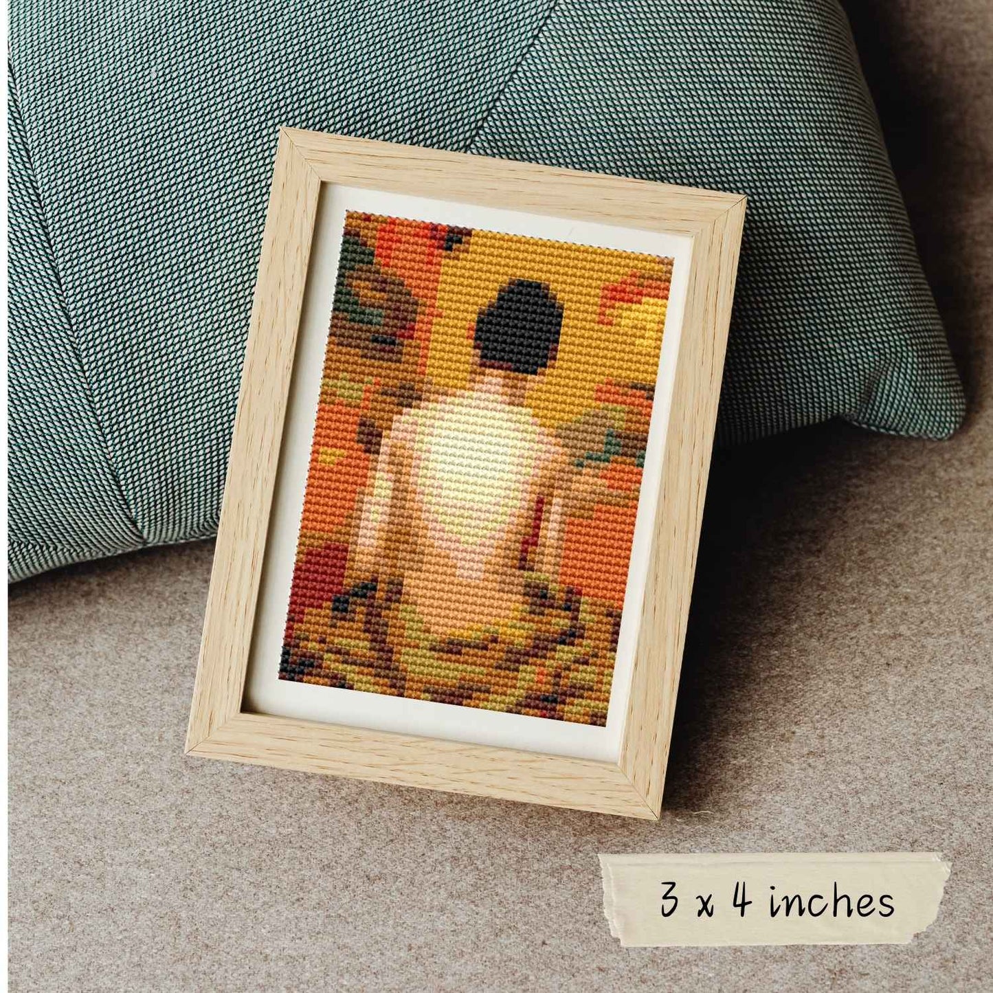 Back of a Nude Miniature Cross Stitch Pattern