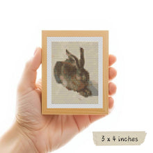 The Young Hare Miniature Cross Stitch Pattern