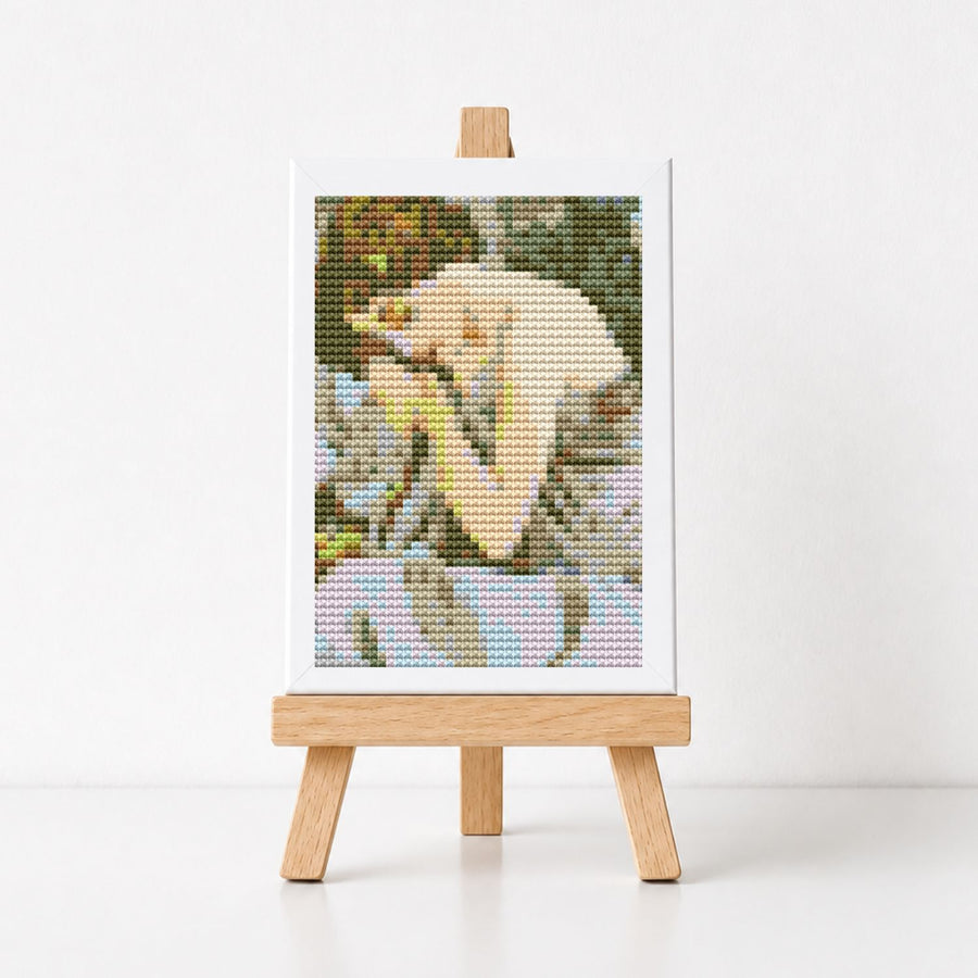 Evening Reverie (Night) Miniature Cross Stitch Pattern