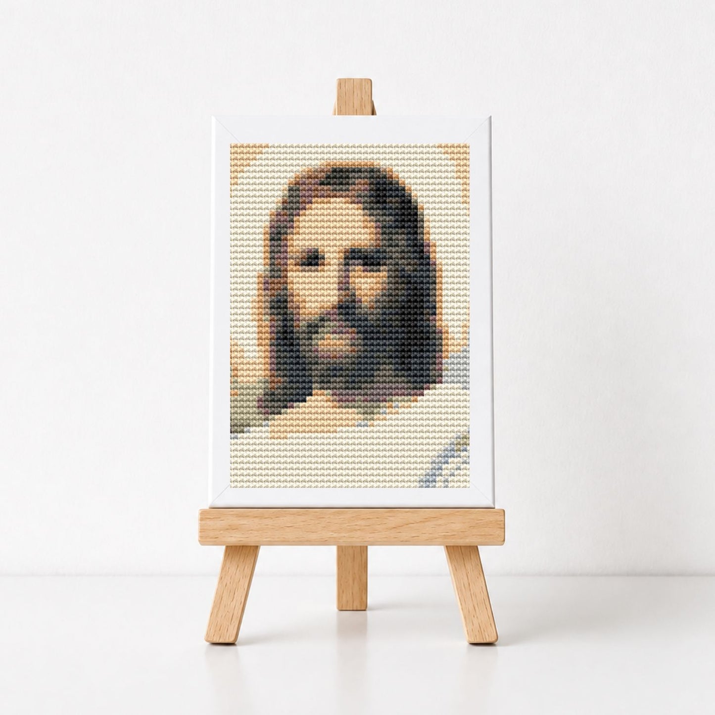 Jesus Miniature Cross Stitch Pattern - Miniature Cross Stitch Pattern - Heinrich Hofmann