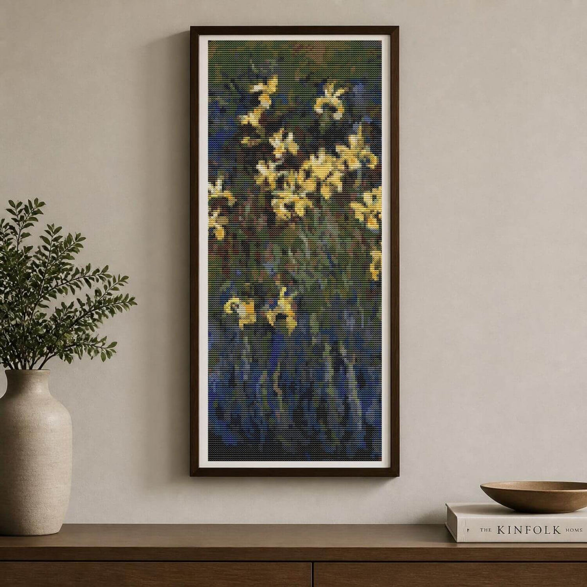 Yellow Irises Cross Stitch Kit
