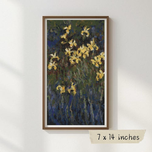 Yellow Irises Cross Stitch Kit