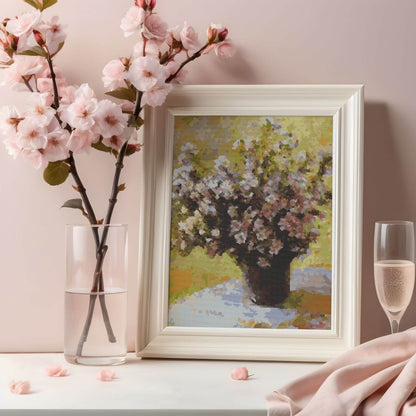 Bouquet of Mallows Cross Stitch Kit