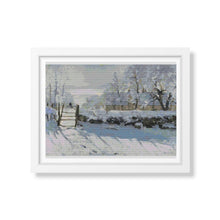 The Magpie Cross Stitch Pattern | Claude Monet