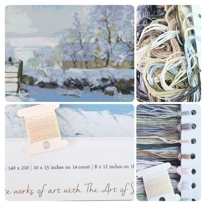 The Magpie Cross Stitch Kit | Claude Monet