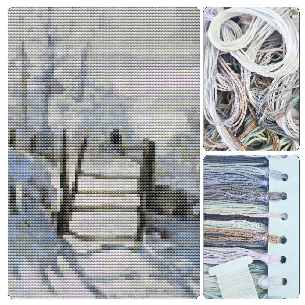 The Magpie Cross Stitch Kit