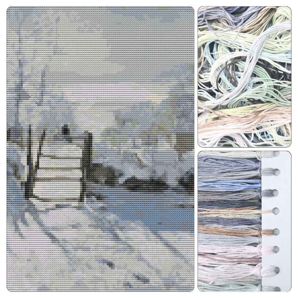 The Magpie Cross Stitch Kit