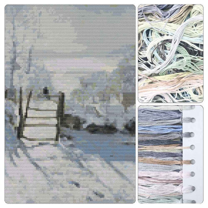 The Magpie Cross Stitch Kit