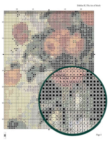 Dahlias II Cross Stitch Pattern