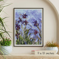 Irises Cross Stitch Pattern