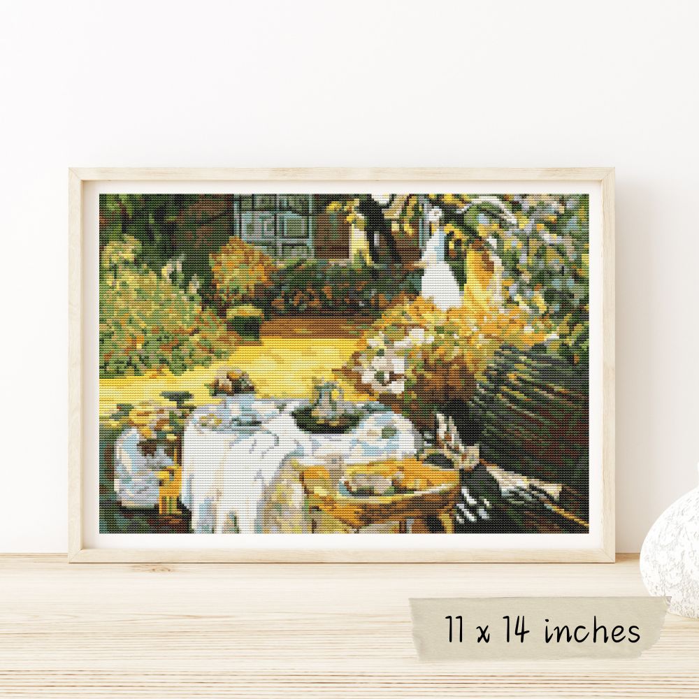 The Luncheon Cross Stitch Kit | Claude Monet