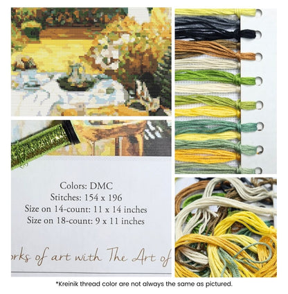 The Luncheon Cross Stitch Kit | Claude Monet