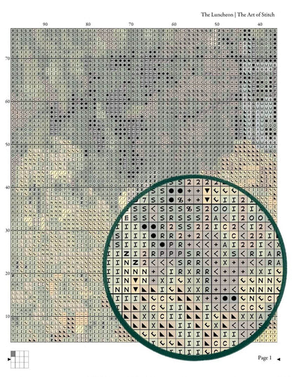 The Luncheon Cross Stitch Pattern