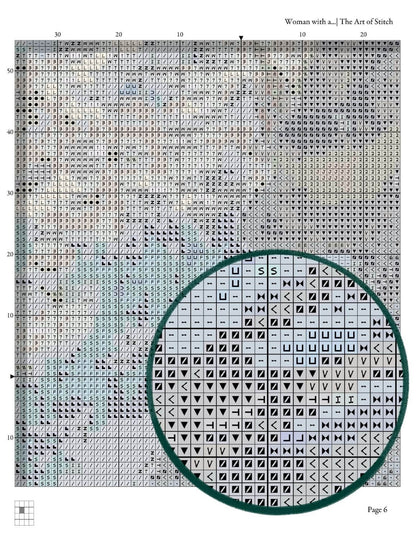 Woman with a Parasol Cross Stitch Kit