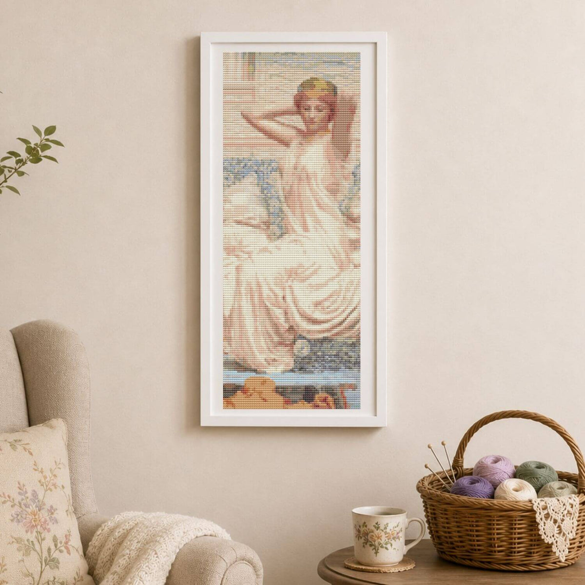 Silver Cross Stitch Pattern