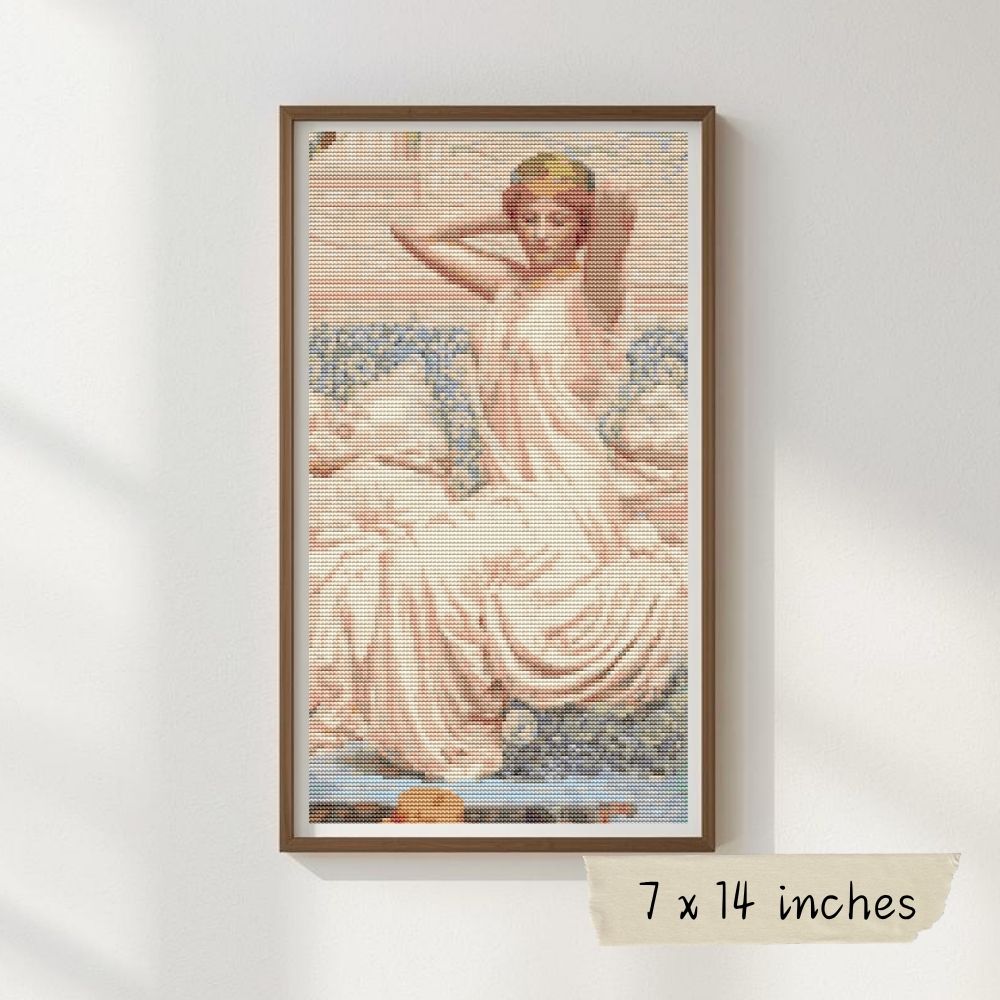 Silver Cross Stitch Kit - Premium Cross Stitch Kit - Albert Joseph Moore