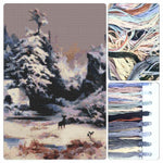 Winter in the Rockies Cross Stitch Kit