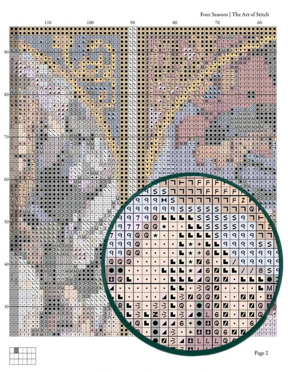 Four Seasons Cross Stitch Pattern