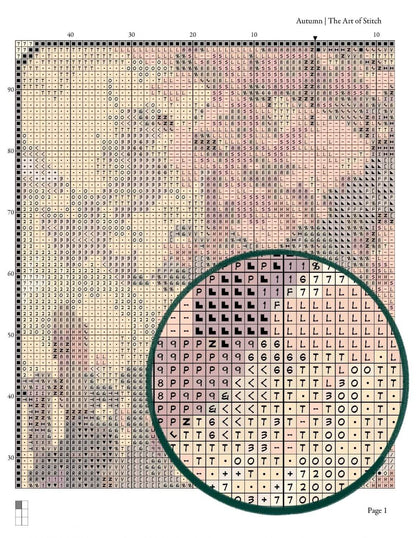 Autumn Cross Stitch Pattern