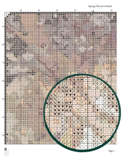 Spring Cross Stitch Pattern